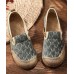 Casual Splicing Flat Feet Shoes Beige Cotton Linen Fabric