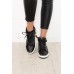 Ashton Black Leather High Top Sneaker