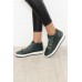 Ashton Forest Green Leather High Top Sneaker